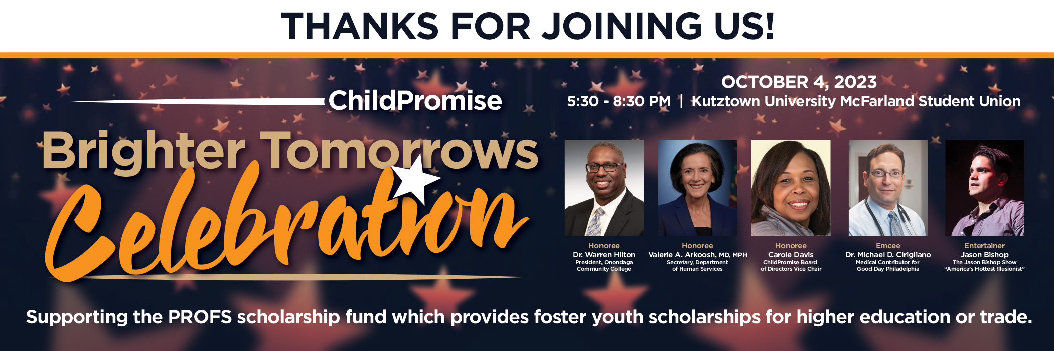 ChildPromise - Thanks for Joining Us!